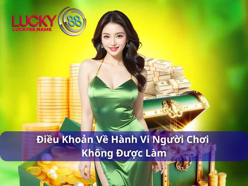 Điều Khoản Sử Dụng Lucky88 – Quy định quan trọng cho mọi hội viên 4 Điều khoản về các hành vi không nên làm của người chơi